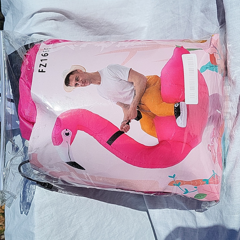 Pink blow up Flamingo Costume, super fun, Halloween or St Patrick's parade